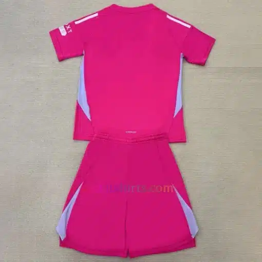 Leeds United Goalkeeper Kit Kids 202425-pink (1)