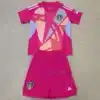 Leeds United Goalkeeper Kit Kids 202425-pink (2)
