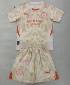 Manchester City Goalkeeper Kit Kids 2024/25 Beige