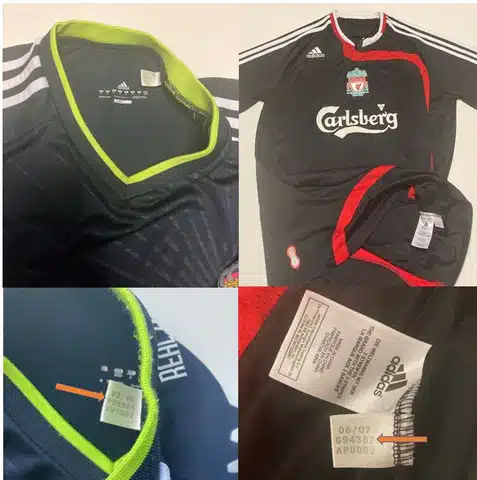 How to read the tag on an adidas football shirt 2
