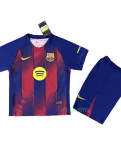 Barcelona Home Kit Kids 2025/26
