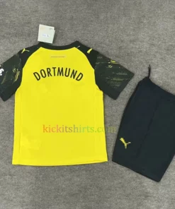 Borussia Dortmund Home Kit Kids 2025/26