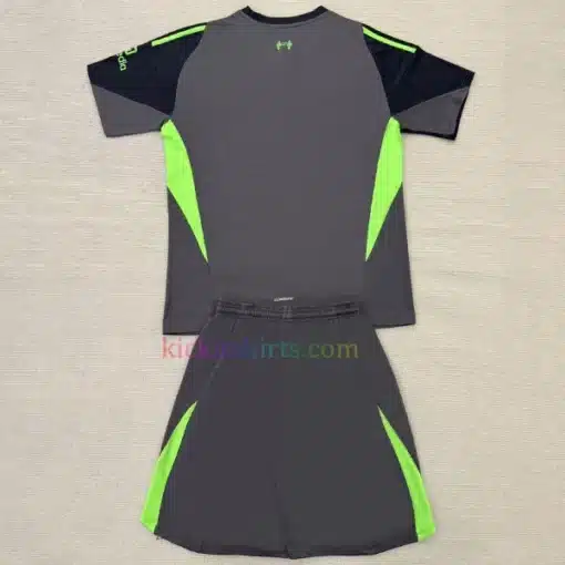 Liverpool Goalkeeper Kit Kids 202526 - gray and black (1) back