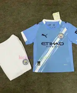 Manchester City Home Kit Kids 2025/26