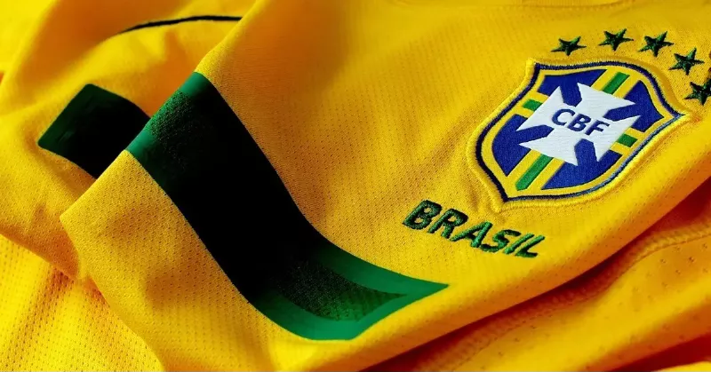 brazil-yellow football shirt