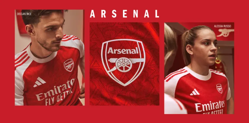 arsenal home shirt 2025 26 banner with players (1)