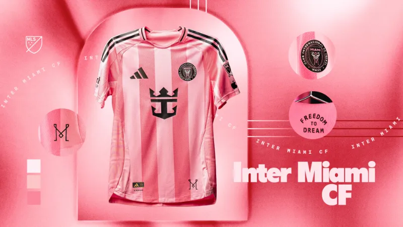 pink inter miami football shirt