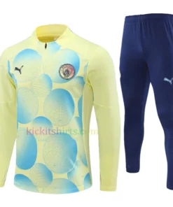 Manchester City Tracksuit Kids 2024/25 Full Sleeves