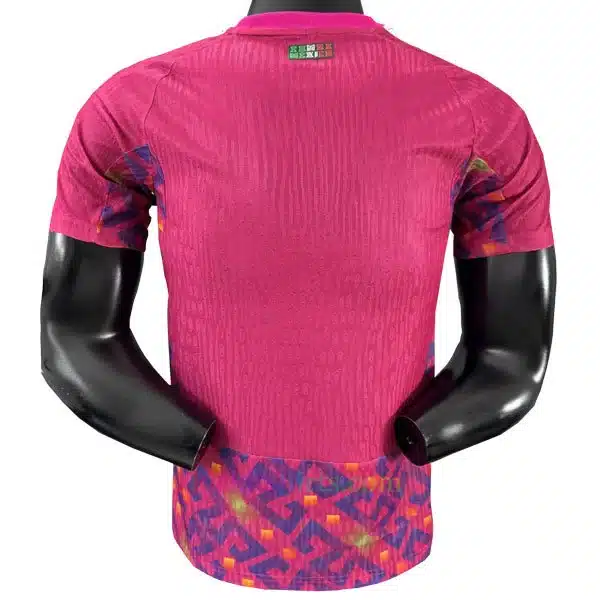 Pink Korean Blouse Shirt 2026.Mexico Goalkeeper Shirt 2026 Pink Player Version | Cheap Football Shirts